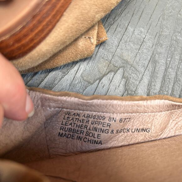 Abeo Bio System Womens Brown Suede Jean Flat Loafers Slip On Shoe Size 8N - Picture 4 of 7